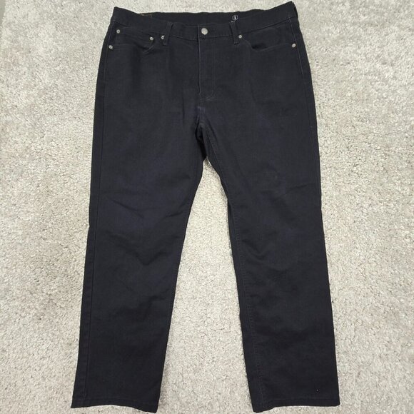 Levis 541 Jeans Men 38x30 (Fits 38x28) Black Athletic Taper Fit All Seasons Tech - Picture 1 of 12